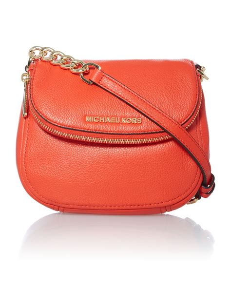 orange michael kors purse small|orange cross body purse.